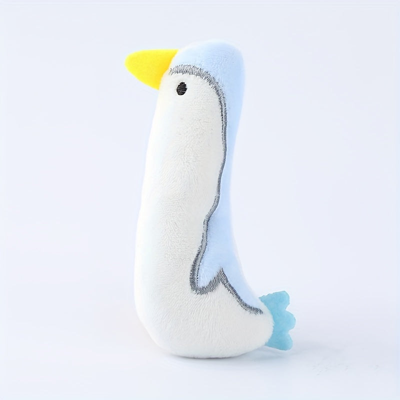 Jouet interactif pour chat – Forme animale en peluche pour chatons et chats joueurs.