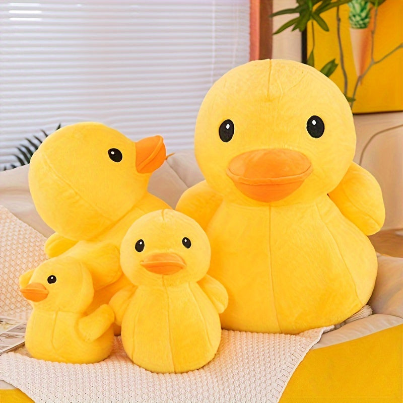 Un Grand! Canard Jaune en Peluche, Cadeau de Pâques, Jouet Animal en Peluche Cartoon, Décoration Douce en Peluche pour Chambre et Salon, Cadeau de Pâques Idéal pour Petite Amie