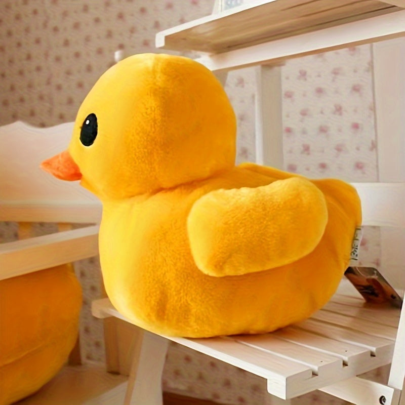 Un Grand! Canard Jaune en Peluche, Cadeau de Pâques, Jouet Animal en Peluche Cartoon, Décoration Douce en Peluche pour Chambre et Salon, Cadeau de Pâques Idéal pour Petite Amie