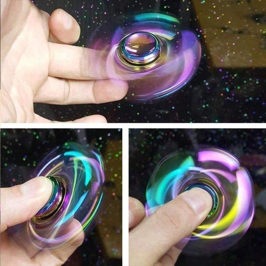 Hand Spinner Dragon Ciel Coloré en Métal - Jouet pour Adultes, Gadget Durable et Silencieux pour la Concentration