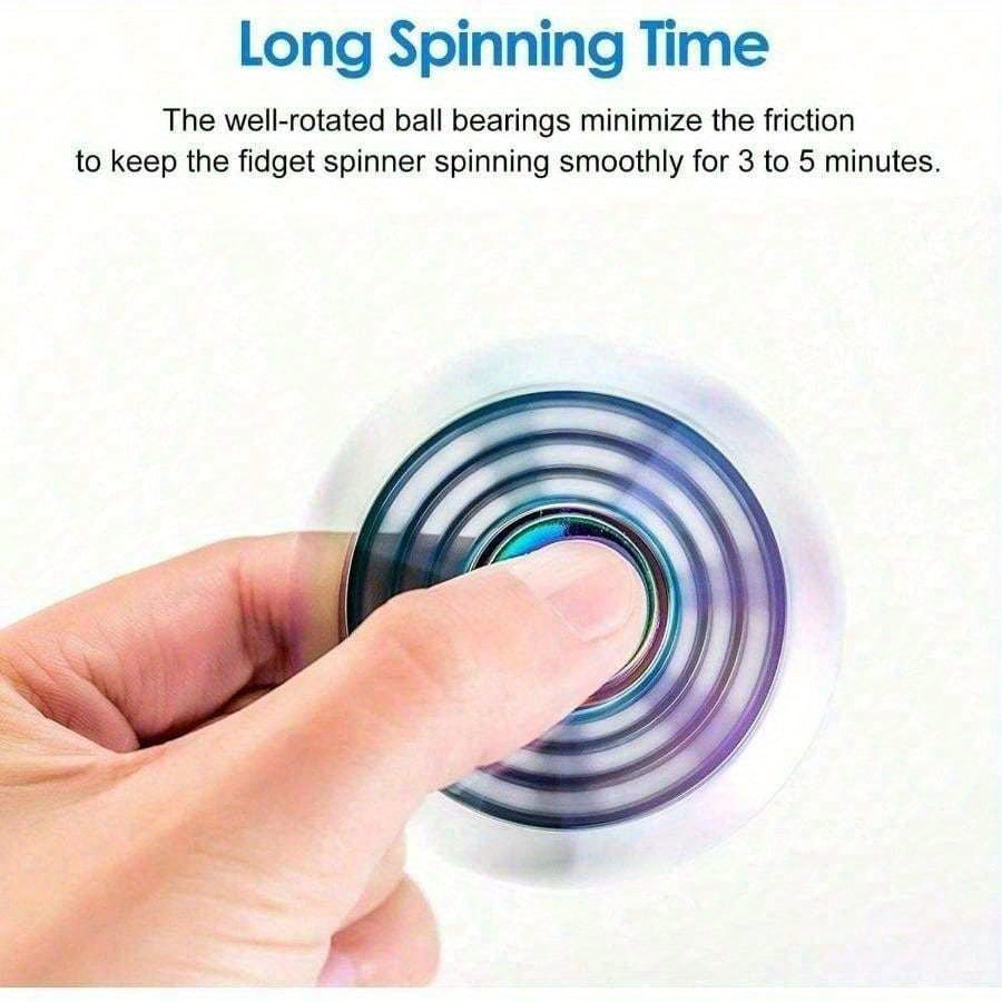 Hand Spinner Dragon Ciel Coloré en Métal - Jouet pour Adultes, Gadget Durable et Silencieux pour la Concentration