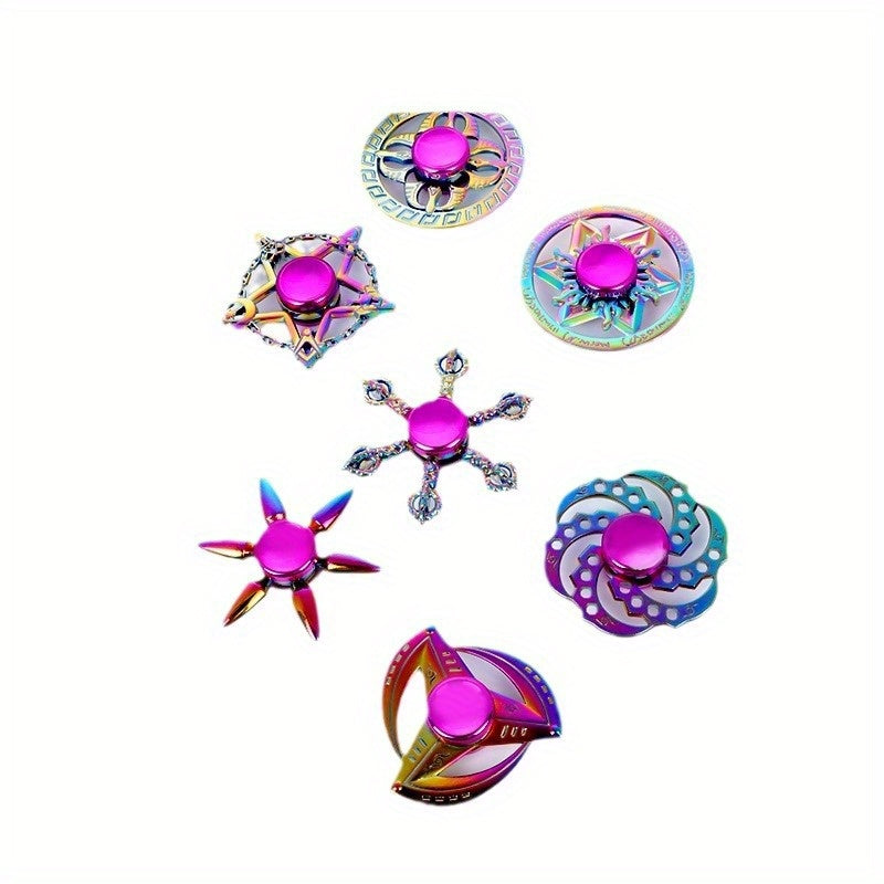 Spinner Anti-Stress Choix Populaire - Alliage Cool, Multicolore, Parfait pour Halloween, Noël, Saint-Valentin, Thanksgiving & Festival du Printemps, Artefact de Décompression