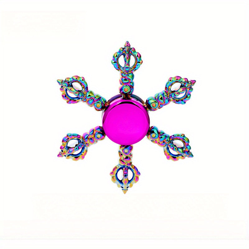 Spinner Anti-Stress Choix Populaire - Alliage Cool, Multicolore, Parfait pour Halloween, Noël, Saint-Valentin, Thanksgiving & Festival du Printemps, Artefact de Décompression