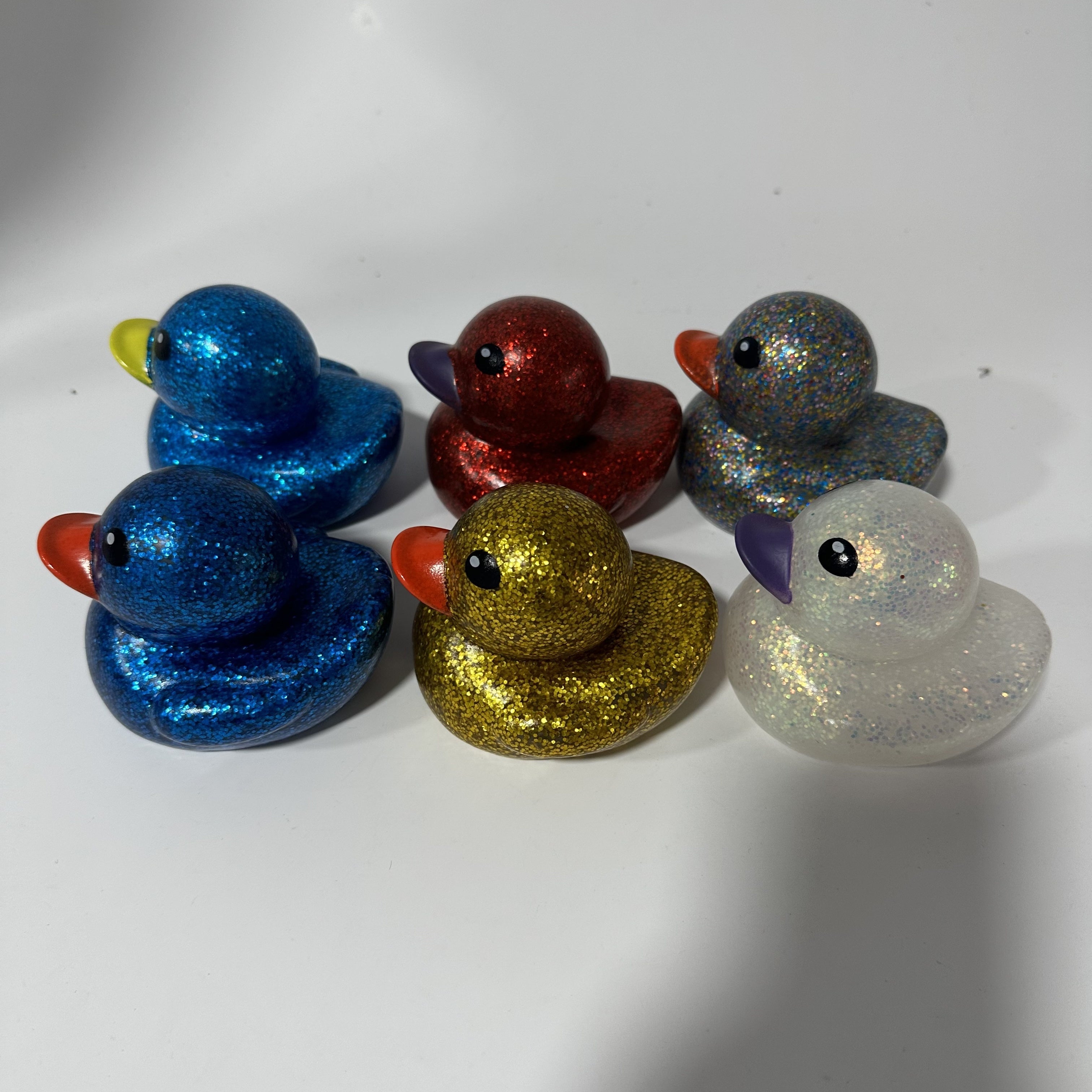 1pc Canards Géants En PVC, Jouets En Forme de Canards Pailletés, Jouets D'anniversaire Joyeux, Jouets En Forme de Canards de Dessin Animé, Jouets de Pâques, Cadeaux de Fête, Décorations de Fête, Jouets D'artisanat En Forme de Canards