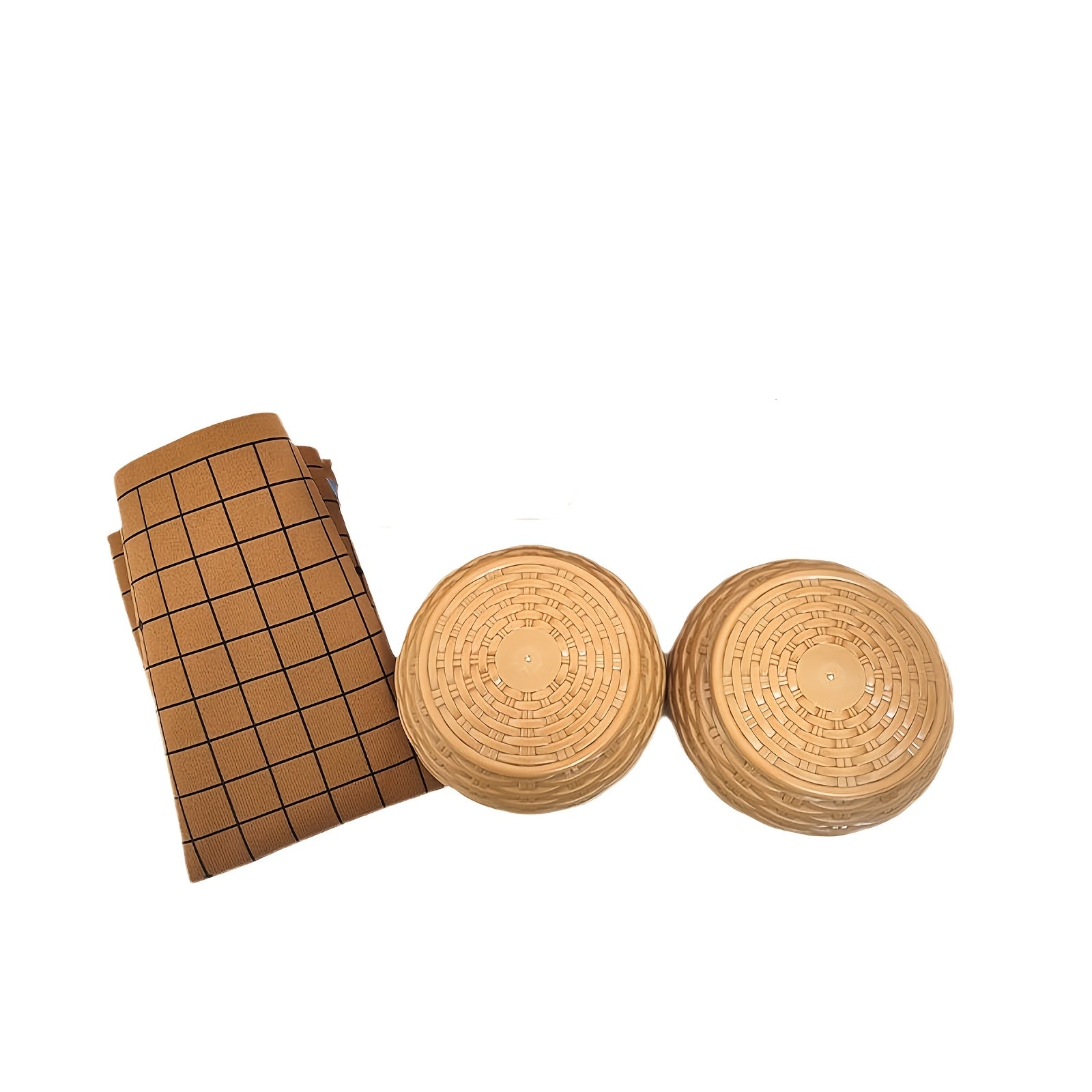 Ensemble de jeu de Go, comprenant un plateau en simili cuir, des pierres de jade imitation et deux conteneurs en résine - un ensemble de jeu de plateau stratégique, parfait pour les fêtes et les activités en plein air.