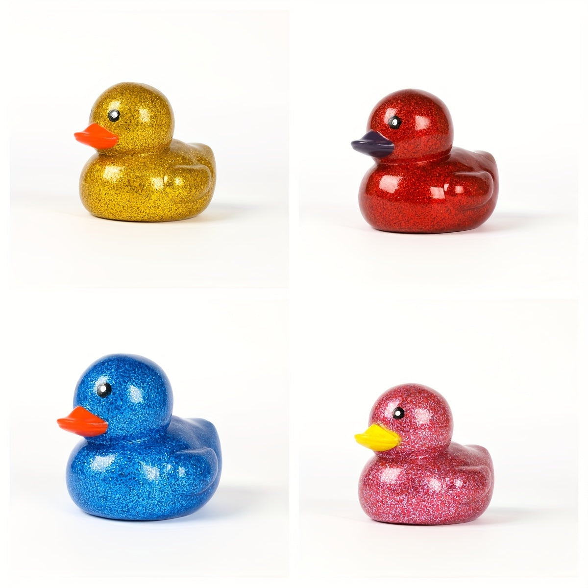 1pc Canards Géants En PVC, Jouets En Forme de Canards Pailletés, Jouets D'anniversaire Joyeux, Jouets En Forme de Canards de Dessin Animé, Jouets de Pâques, Cadeaux de Fête, Décorations de Fête, Jouets D'artisanat En Forme de Canards