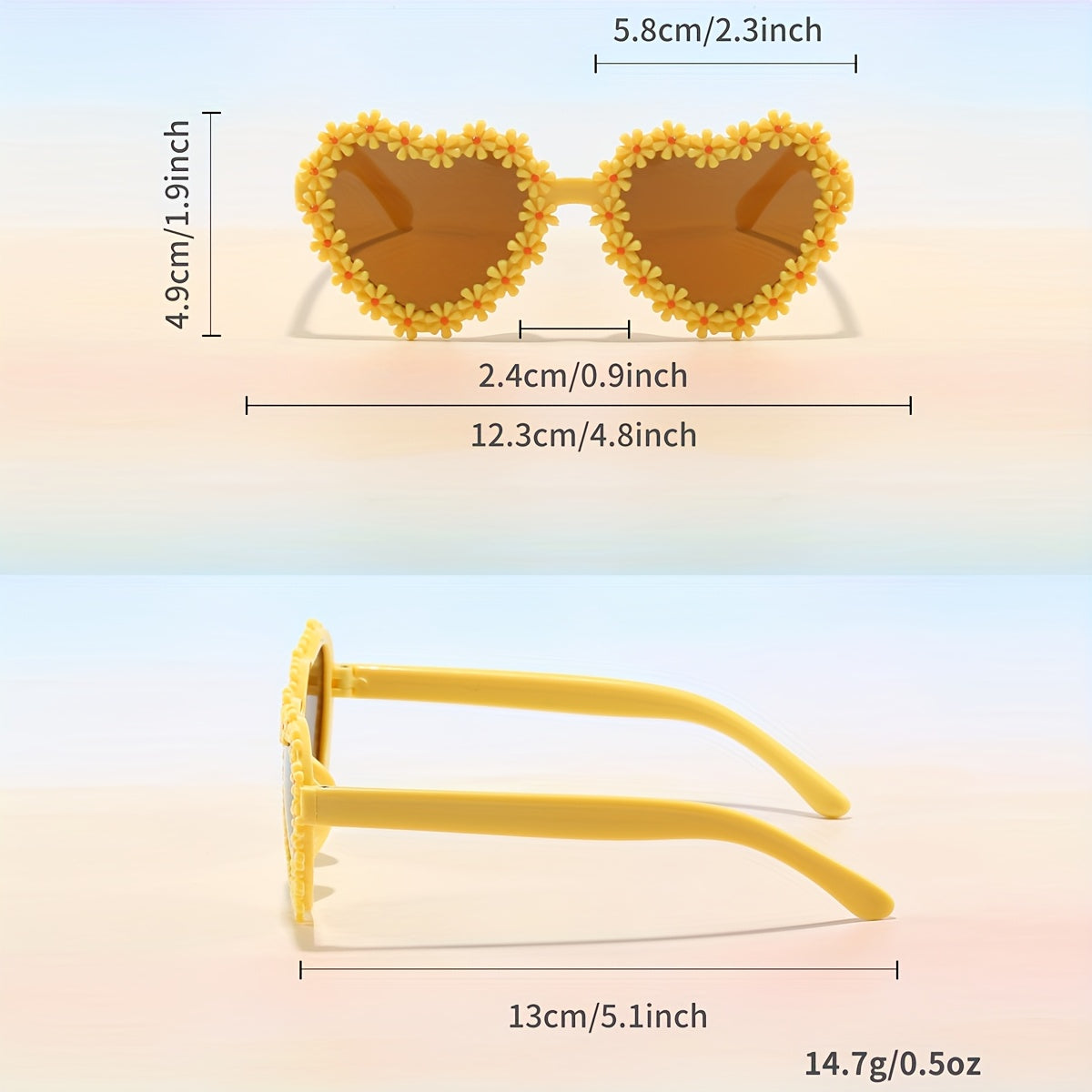 12 paires de lunettes rondes en forme de cœur personnalisées pour garçons et filles - Lunettes de décoration de mode pour catwalk, fête, danse et tendance - Très adaptées pour des lunettes cadeau