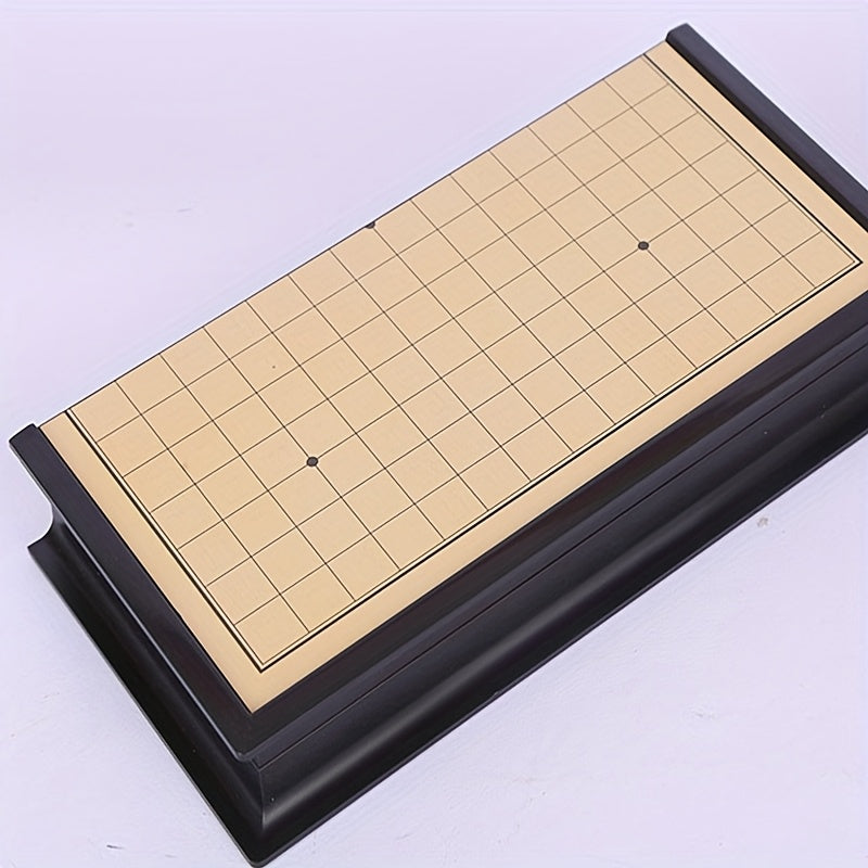 9.6 pouces Plaque magnétique pliable portable Gomoku, entraînement des débutants pour les compétitions, plaque internationale pliable portable, peut être utilisée pour les voyages indépendants, les rassemblements familiaux