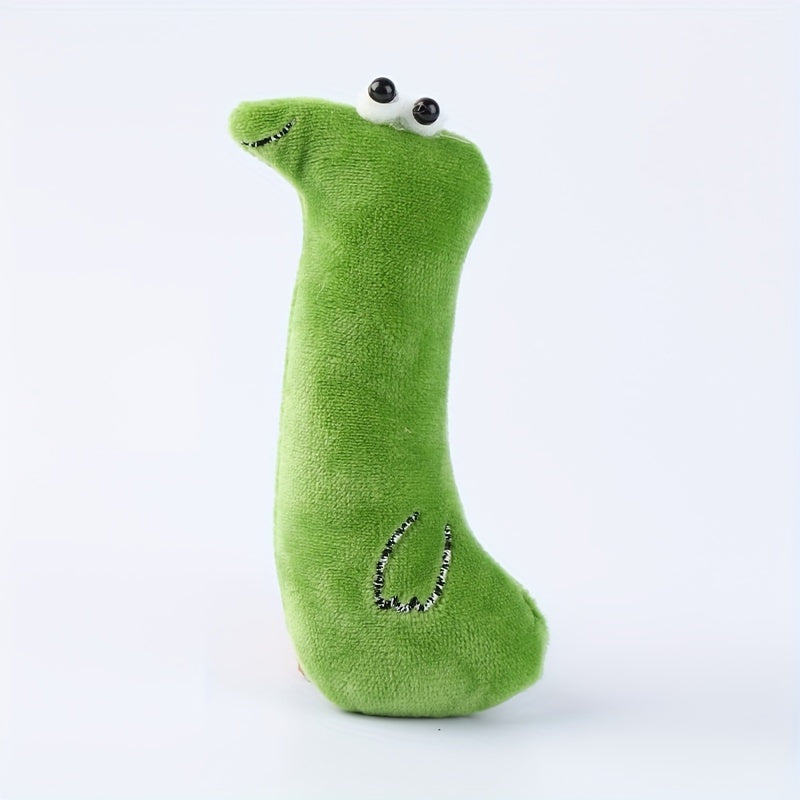 Jouet interactif pour chat – Forme animale en peluche pour chatons et chats joueurs.
