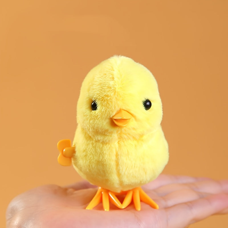 Jouet de Poulet\u002FCanard Sautant, Jouet Interactif en Peluche Simulée Canard Sautant, Petit Animal, Cadeau d'Anniversaire