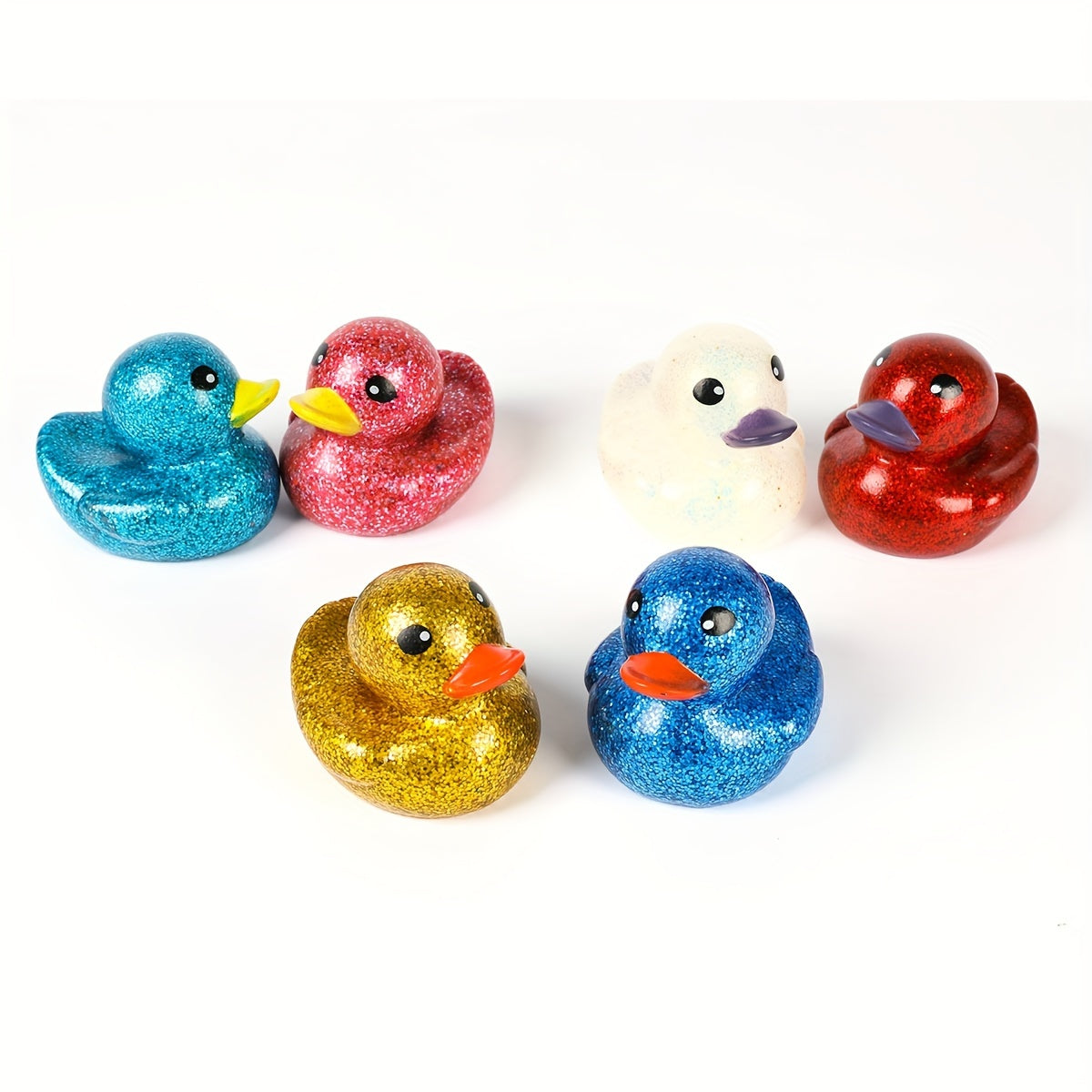 1pc Canards Géants En PVC, Jouets En Forme de Canards Pailletés, Jouets D'anniversaire Joyeux, Jouets En Forme de Canards de Dessin Animé, Jouets de Pâques, Cadeaux de Fête, Décorations de Fête, Jouets D'artisanat En Forme de Canards