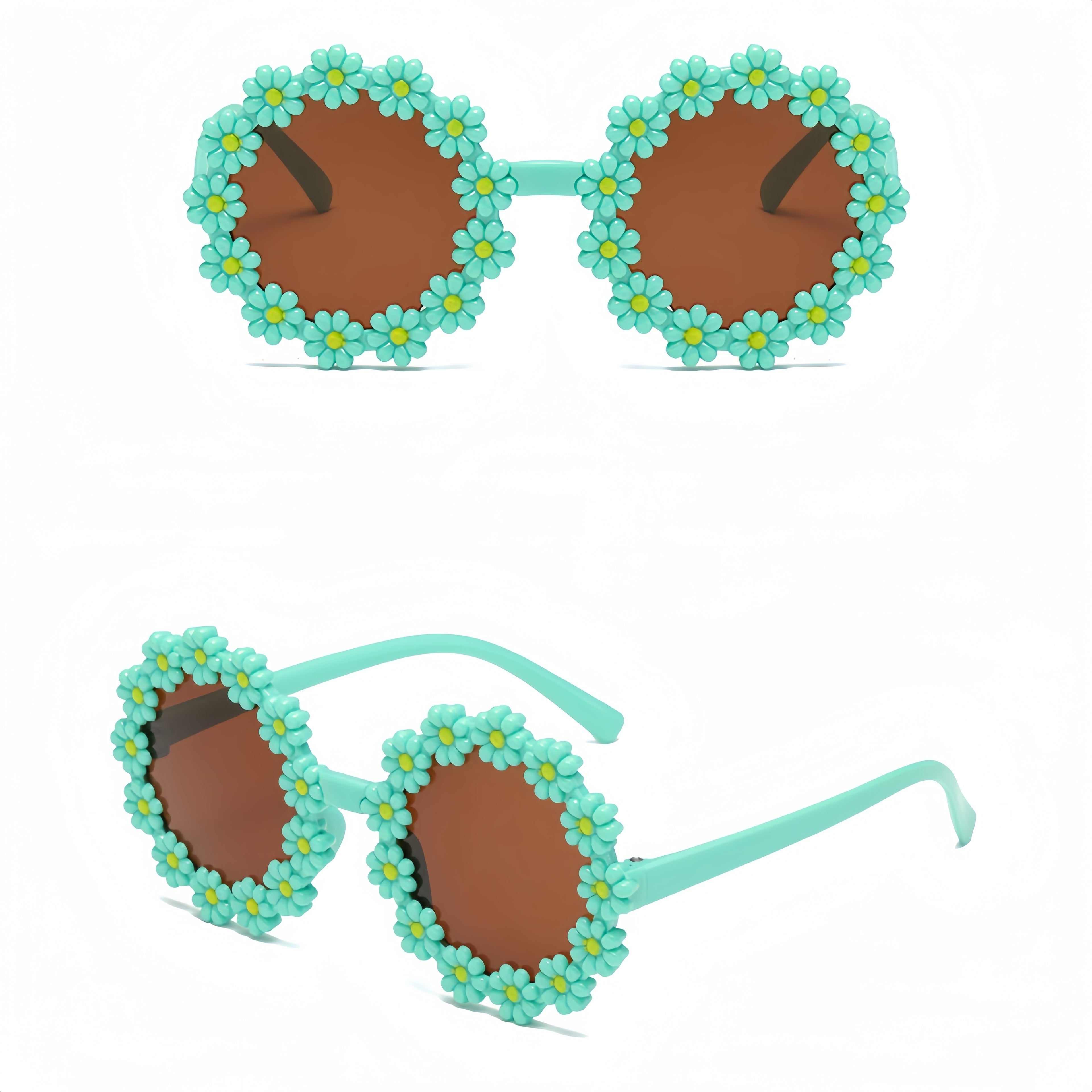 6 paires de lunettes tendance pour enfants - 6 couleurs assorties - Accessoires de fête - Idée cadeau