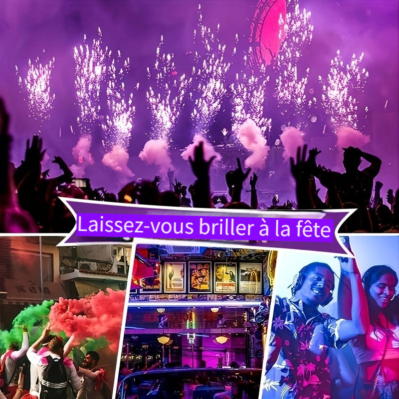 Lunettes LED lumineuses - 7 couleurs style cyberpunk et science-fiction pour soirées, festivals de musique et sorties nocturnes - Monture en plastique résistant