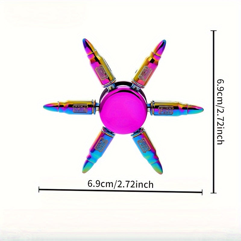 Spinner Anti-Stress Choix Populaire - Alliage Cool, Multicolore, Parfait pour Halloween, Noël, Saint-Valentin, Thanksgiving & Festival du Printemps, Artefact de Décompression