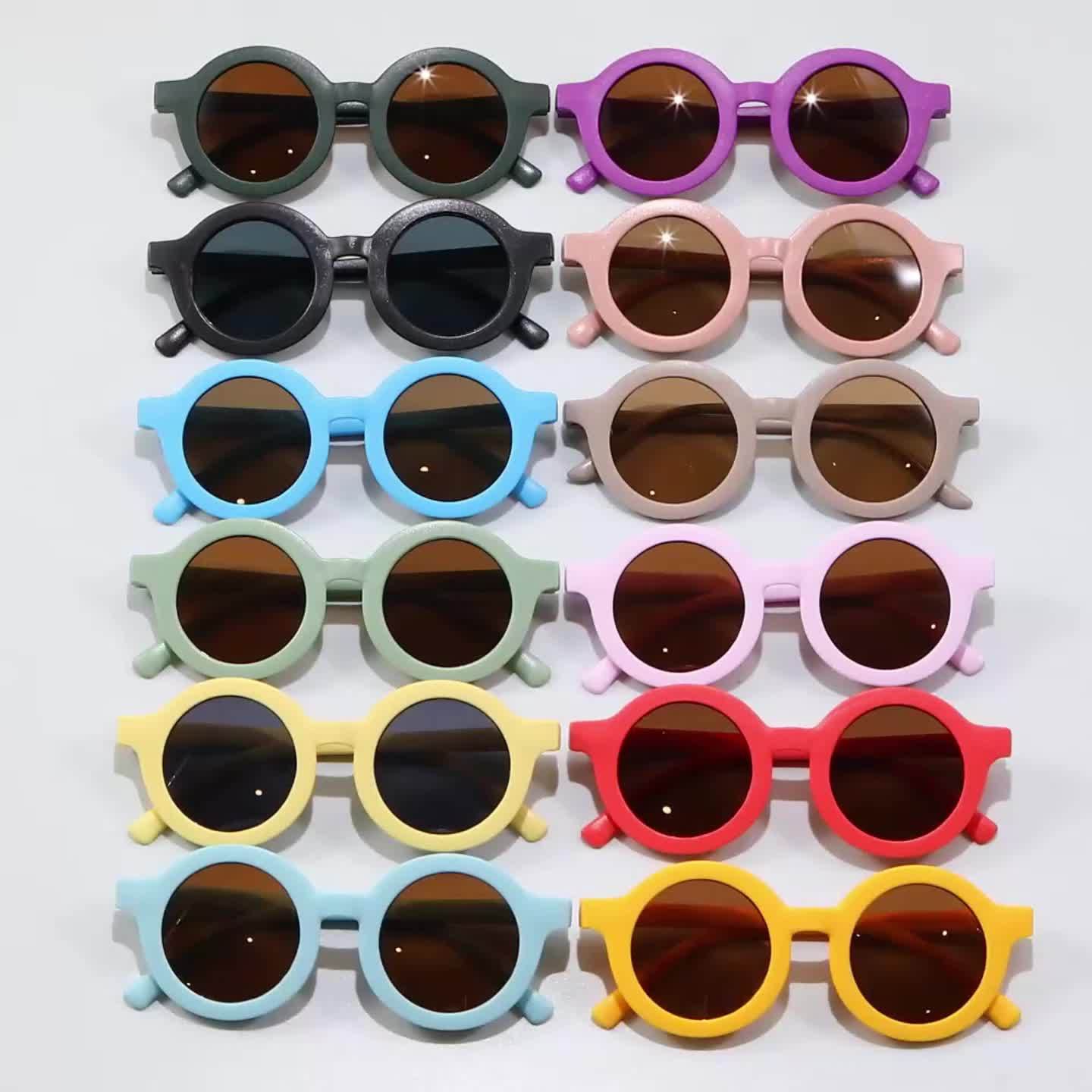 12 paires de lunettes rondes multicolores pour garçons et filles - Lunettes décoratives personnalisées, pratiques et à la mode - Cadeaux de fête, nécessités quotidiennes pour les diplômés, lunettes mignonnes