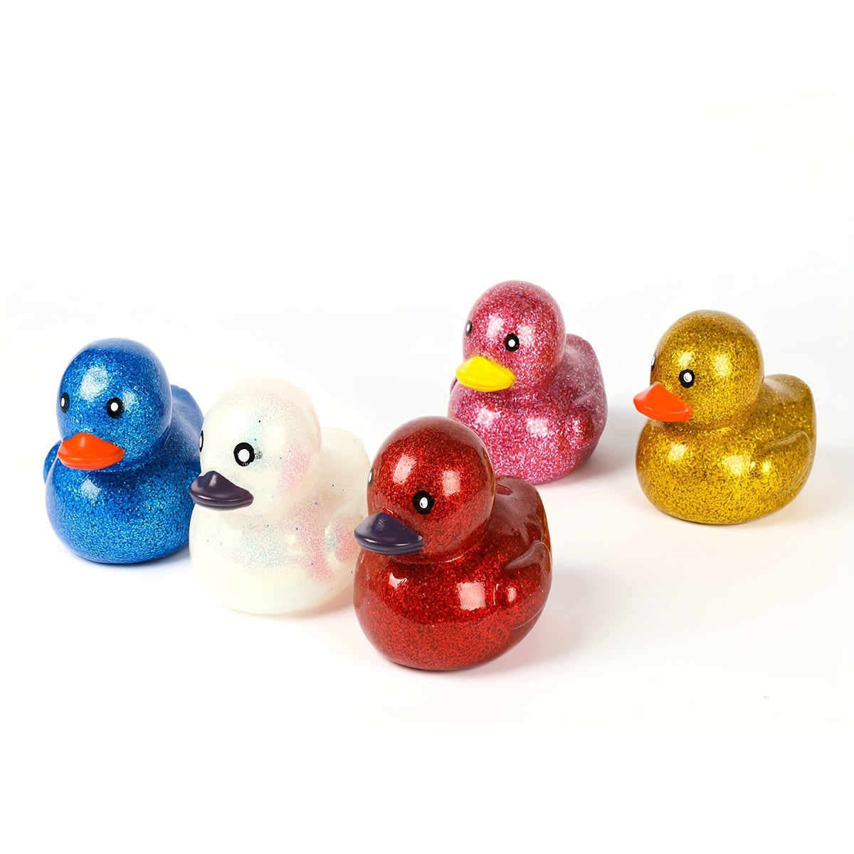 1pc Canards Géants En PVC, Jouets En Forme de Canards Pailletés, Jouets D'anniversaire Joyeux, Jouets En Forme de Canards de Dessin Animé, Jouets de Pâques, Cadeaux de Fête, Décorations de Fête, Jouets D'artisanat En Forme de Canards