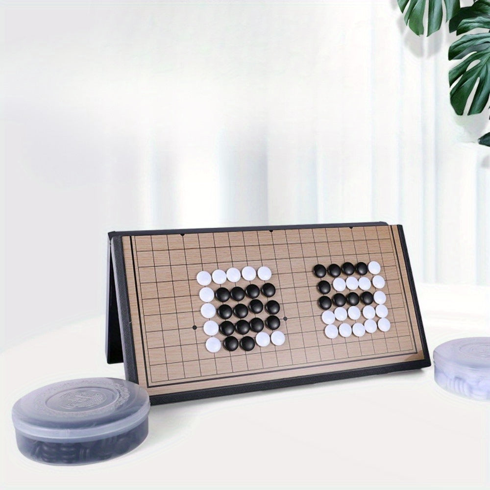 Jeu de stratégie portable avec pièces magnétiques - Idéal pour les voyages, les fêtes, la famille et les amis - Matériau en plastique durable - Cadeau d'anniversaire idéal