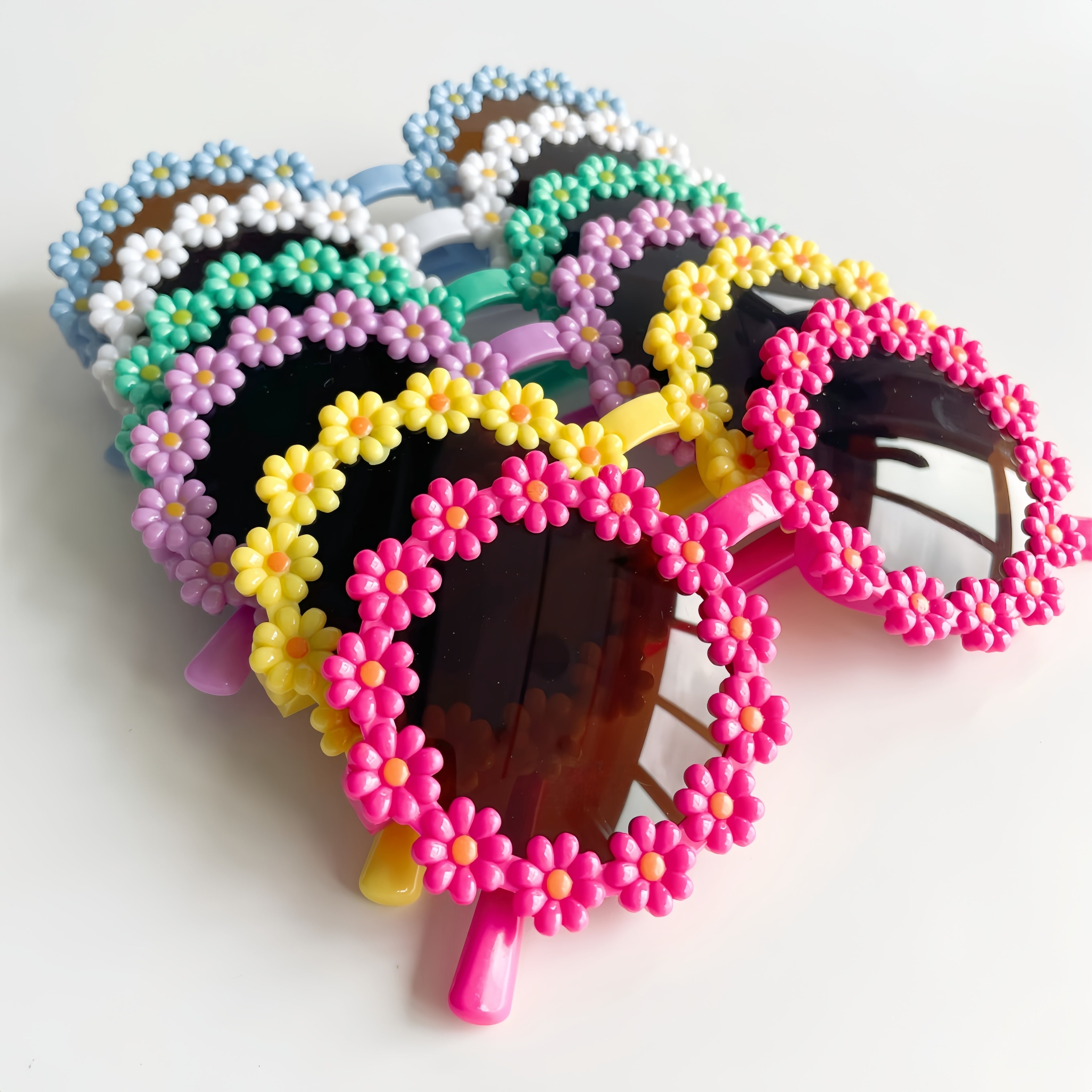 6 paires de lunettes tendance pour enfants - 6 couleurs assorties - Accessoires de fête - Idée cadeau