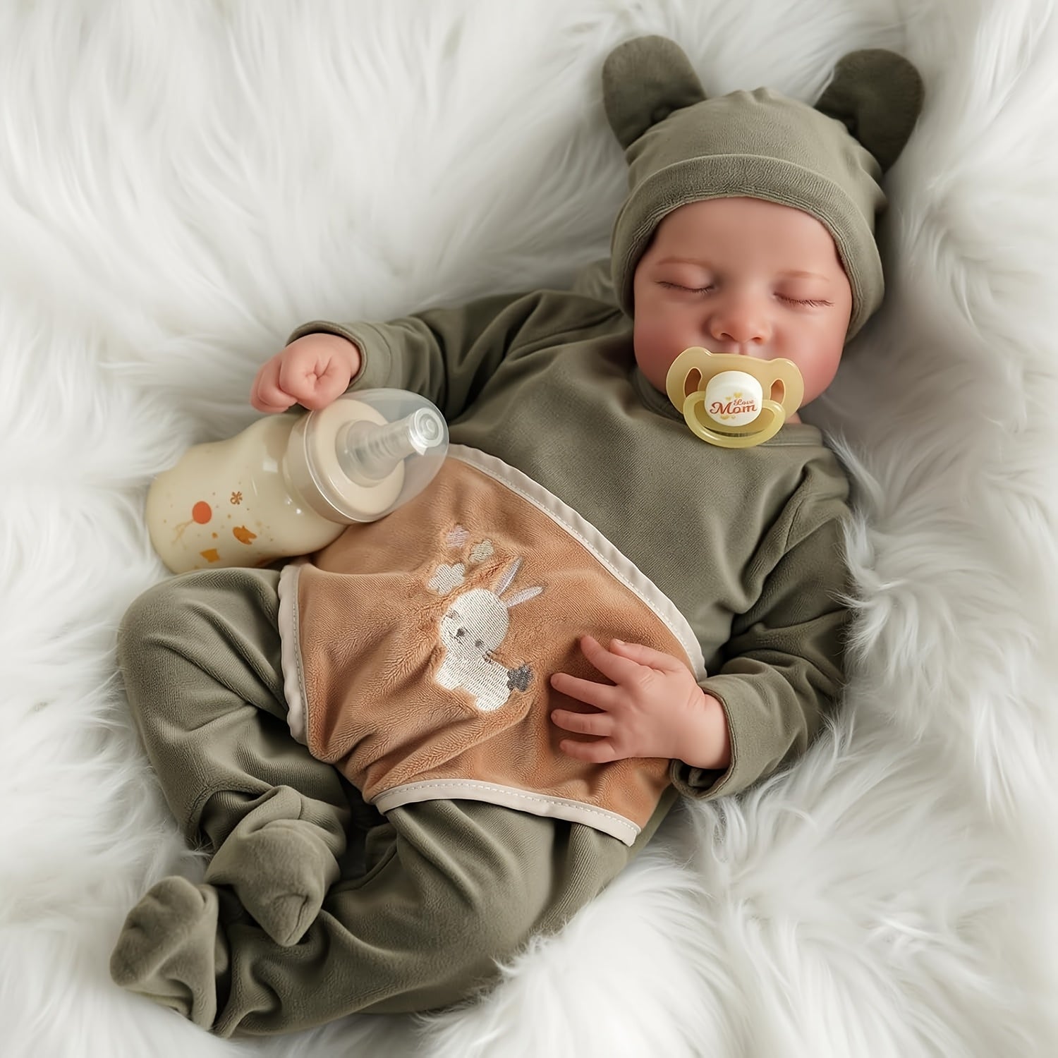 Poupées Reborn BABESIDE, Poupées Bébé Réalistes de 20 Pouces, Garçon Poupée Bébé Reborn Corps Souple Réaliste avec Ensemble Cadeau Accessoires Jouets pour Enfants de 3 Ans et Plus, Parfait pour les Cadeaux de Noël et du Nouvel An