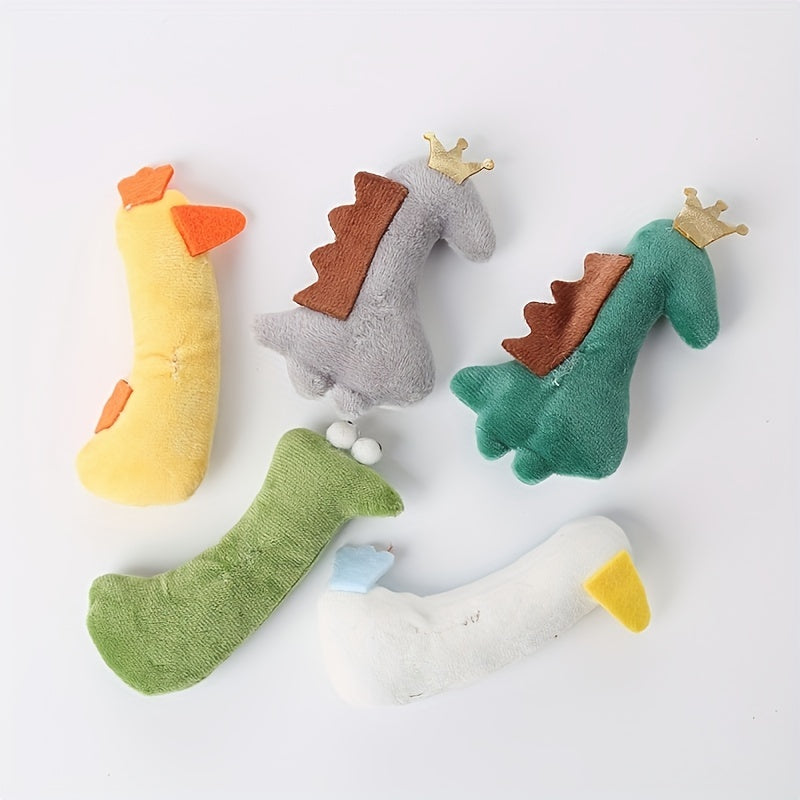 Jouet interactif pour chat – Forme animale en peluche pour chatons et chats joueurs.