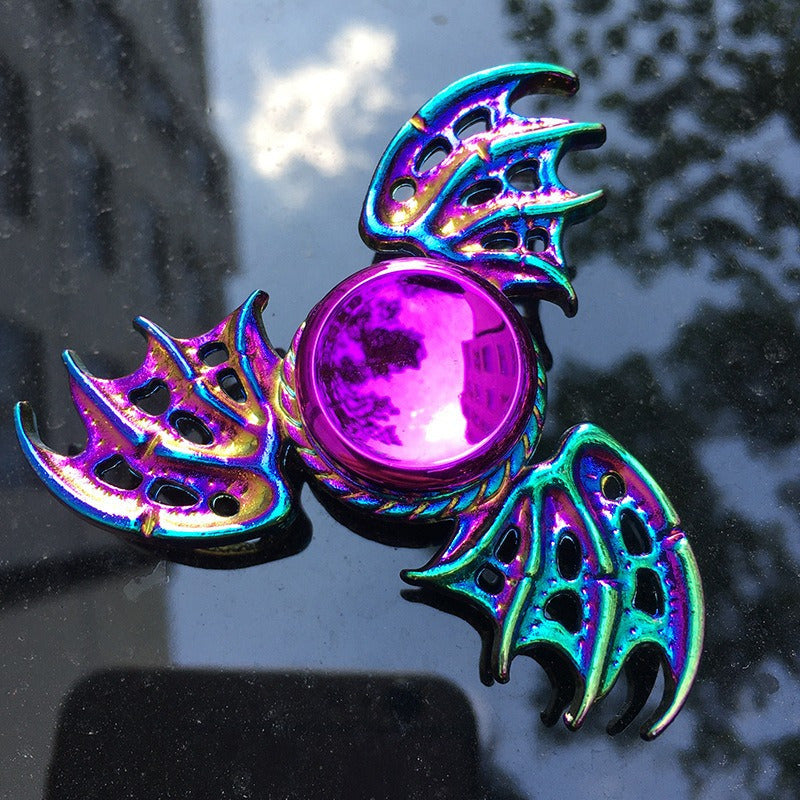 Vibrant Metal Fidget Spinner - Gyroscope en alliage coloré avec des motifs complexes, idéal pour soulager le stress et les cadeaux de fête, jouet de fidget de fête | Vibrant Fidget Spinner | Jouet de fidget durable, cadeaux de fidget spinner