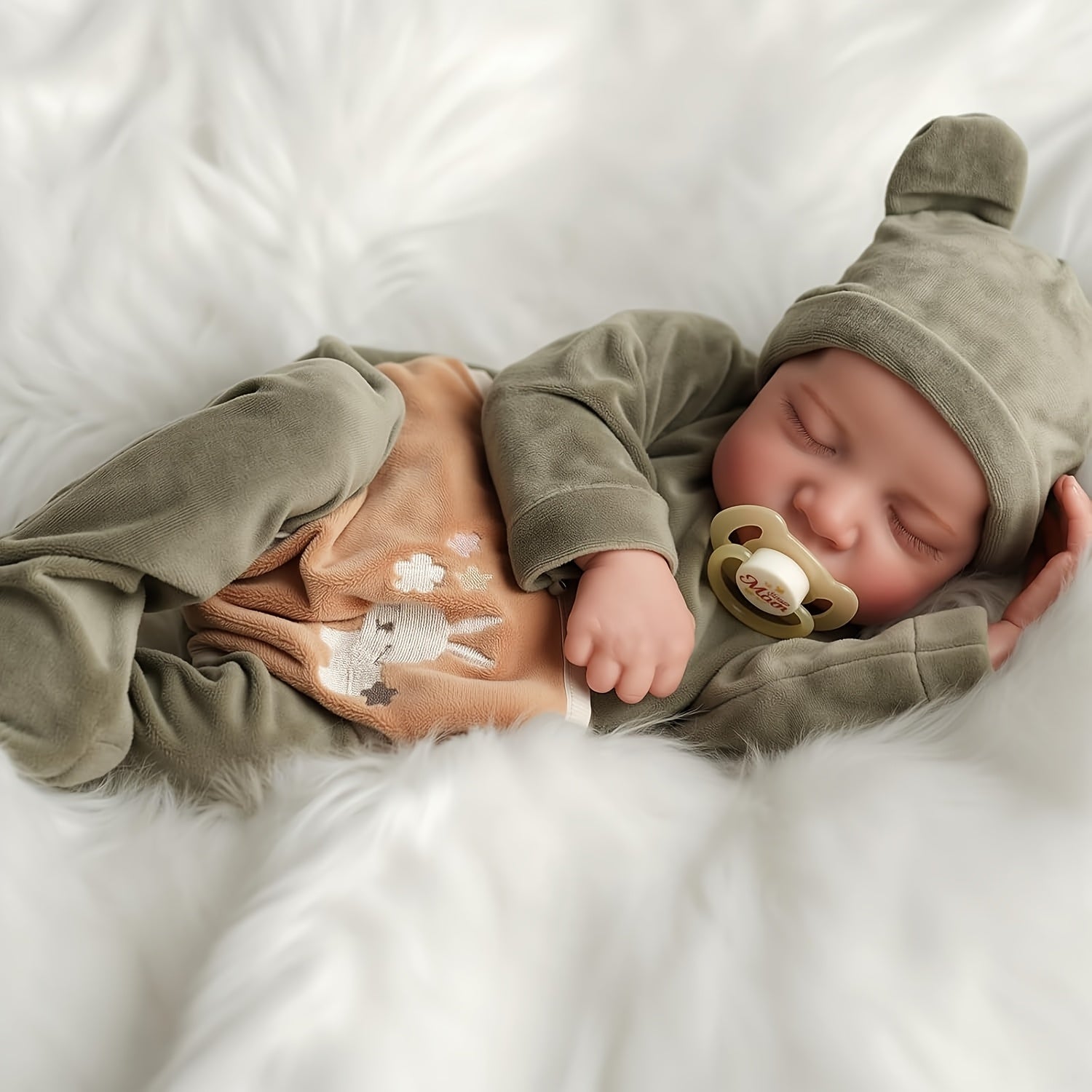 Poupées Reborn BABESIDE, Poupées Bébé Réalistes de 20 Pouces, Garçon Poupée Bébé Reborn Corps Souple Réaliste avec Ensemble Cadeau Accessoires Jouets pour Enfants de 3 Ans et Plus, Parfait pour les Cadeaux de Noël et du Nouvel An