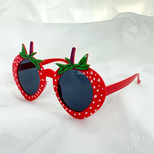 1 Lunettes en Forme de Fraise Uniques, Mignonnes et Amusantes - Indispensables pour l'Été, Parfaites pour la Plage, Anniversaires, Rencontres entre Amis, Accessoires Photo