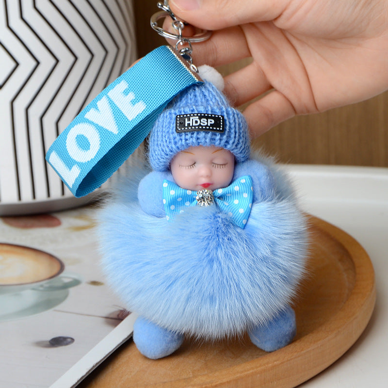 Adorable peluche, peut décorer votre voiture, coiffeuse, sac d'école, sac à main, cartable. C'est un magnifique porte-clés, offert à des amis comme cadeau pour la Saint-Valentin, Noël, Pâques