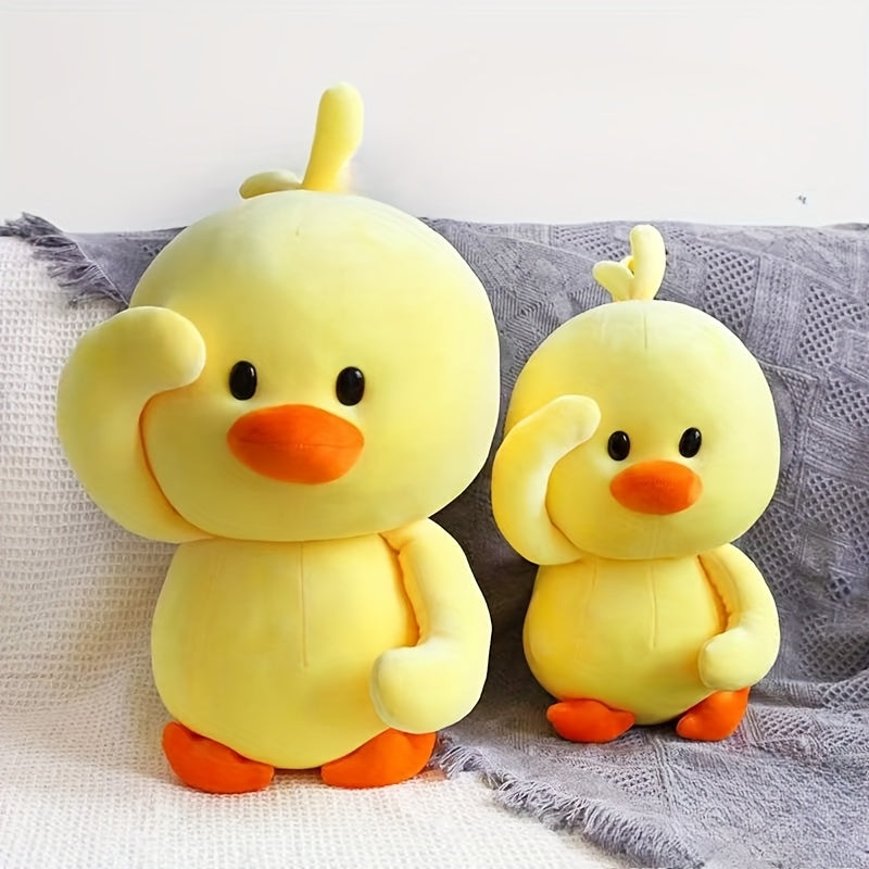 Canard en peluche jaune mignon, cadeau de poupée