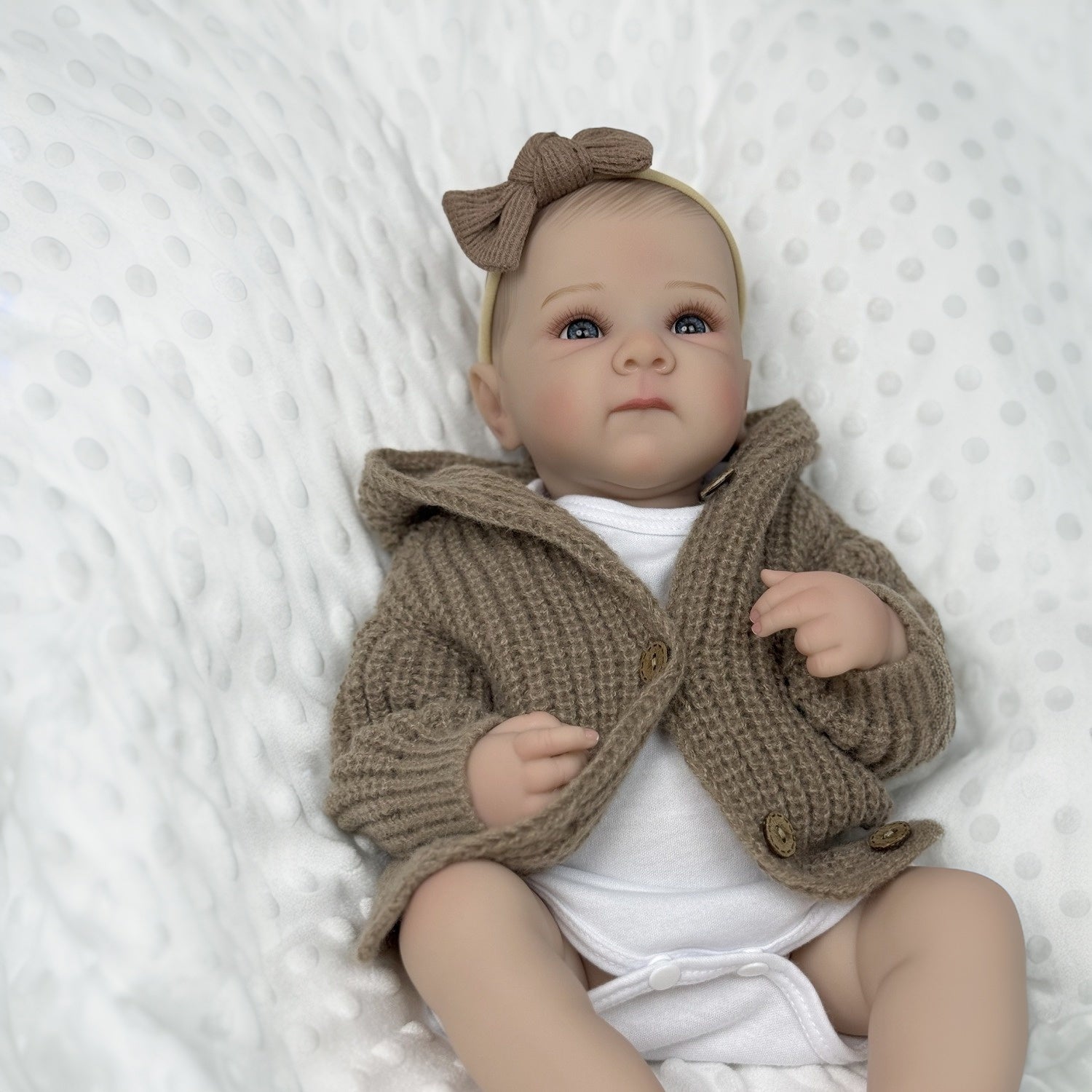 Poupée reborn en vinyle complet de 19 pouces (48 cm) pour jeune fille, jouet artisanal de mode pour cadeau d'anniversaire pour enfant, jouet de bain