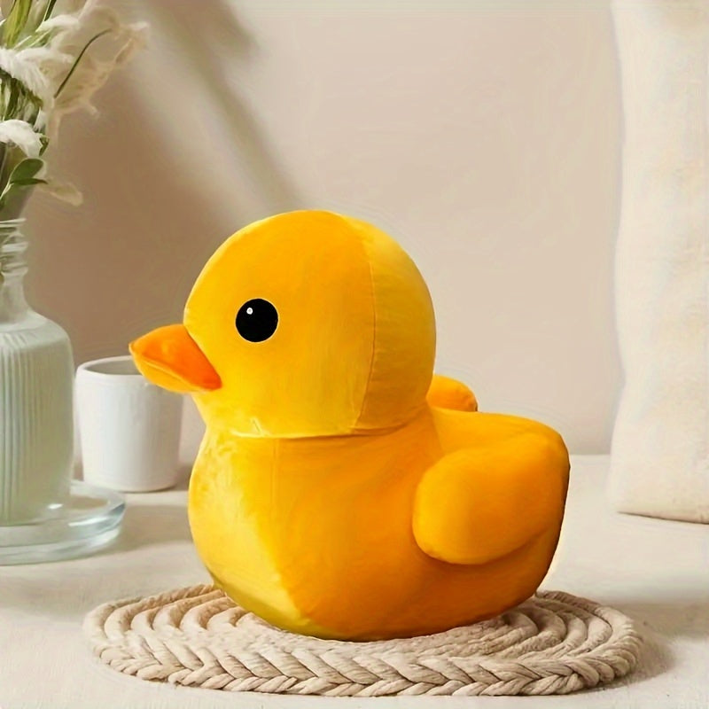 Un Grand! Canard Jaune en Peluche, Cadeau de Pâques, Jouet Animal en Peluche Cartoon, Décoration Douce en Peluche pour Chambre et Salon, Cadeau de Pâques Idéal pour Petite Amie