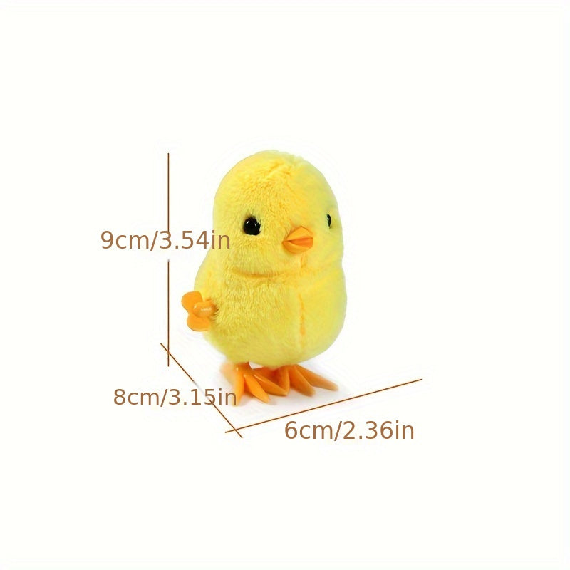 Jouet de Poulet\u002FCanard Sautant, Jouet Interactif en Peluche Simulée Canard Sautant, Petit Animal, Cadeau d'Anniversaire
