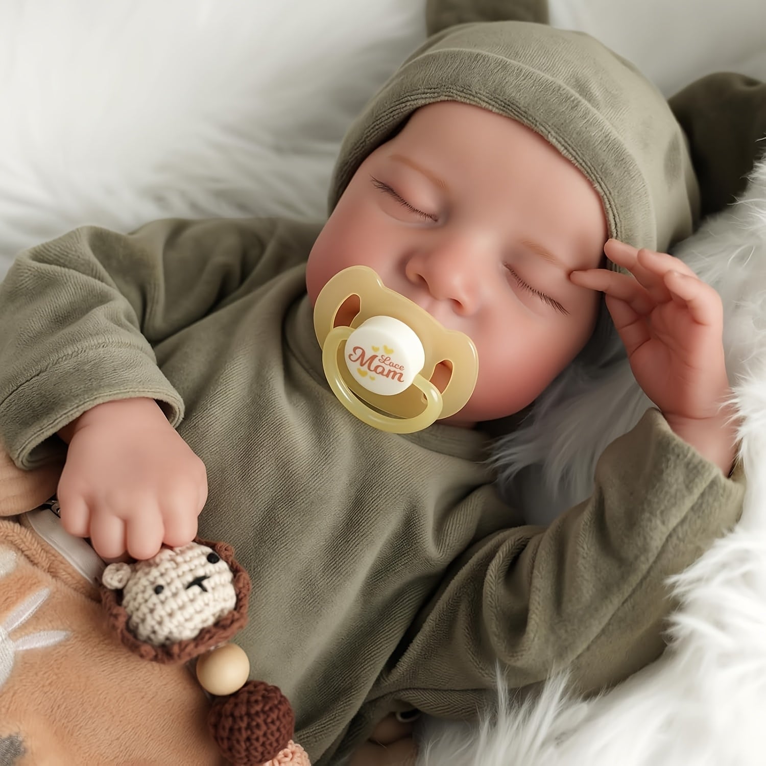 Poupées Reborn BABESIDE, Poupées Bébé Réalistes de 20 Pouces, Garçon Poupée Bébé Reborn Corps Souple Réaliste avec Ensemble Cadeau Accessoires Jouets pour Enfants de 3 Ans et Plus, Parfait pour les Cadeaux de Noël et du Nouvel An