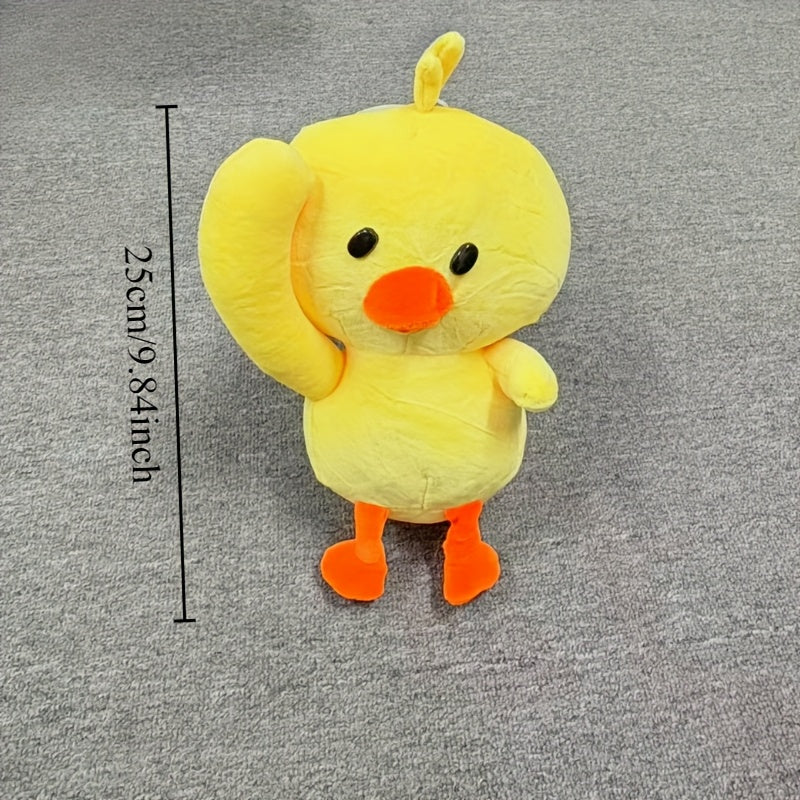 Canard en peluche jaune mignon, cadeau de poupée