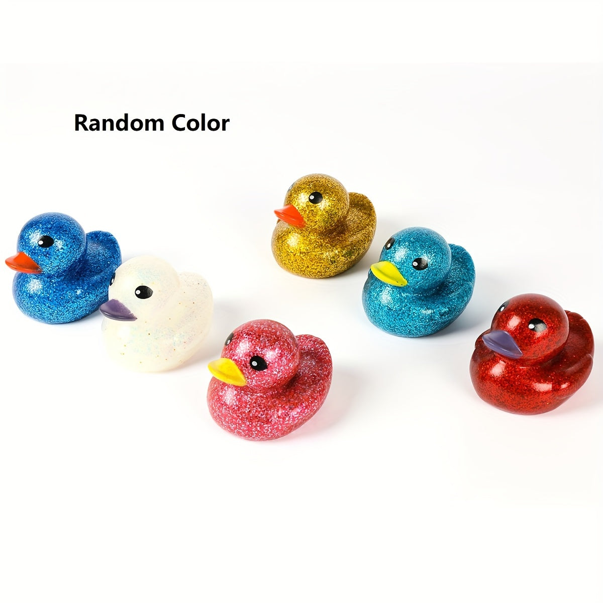 1pc Canards Géants En PVC, Jouets En Forme de Canards Pailletés, Jouets D'anniversaire Joyeux, Jouets En Forme de Canards de Dessin Animé, Jouets de Pâques, Cadeaux de Fête, Décorations de Fête, Jouets D'artisanat En Forme de Canards