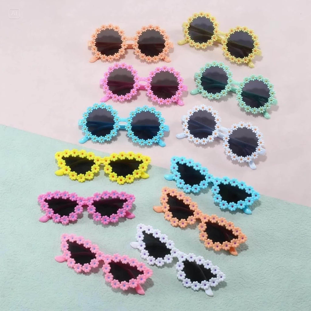 12pcs Lunettes Perçées Vibrantes - Design Coloré et Joueux pour Enfants et Adultes, Parfait pour les Fêtes de Piscine d'Été, les Diplômes, les Anniversaires et les Tenues Décontractées, Accessoires de Diplôme | Accessoire Joueux | Lunettes Durables